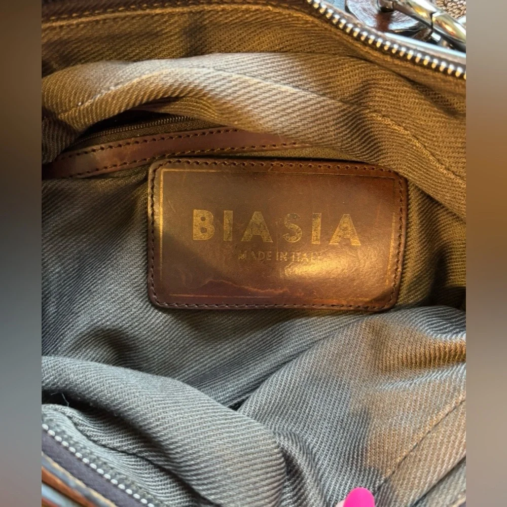 BIASIA Italian Leather Hobo Bag